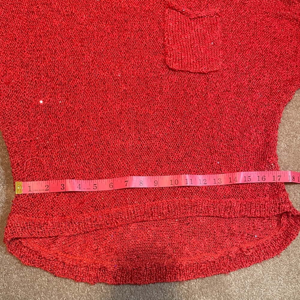 Oversized Red Sweater - Picture 7 of 7